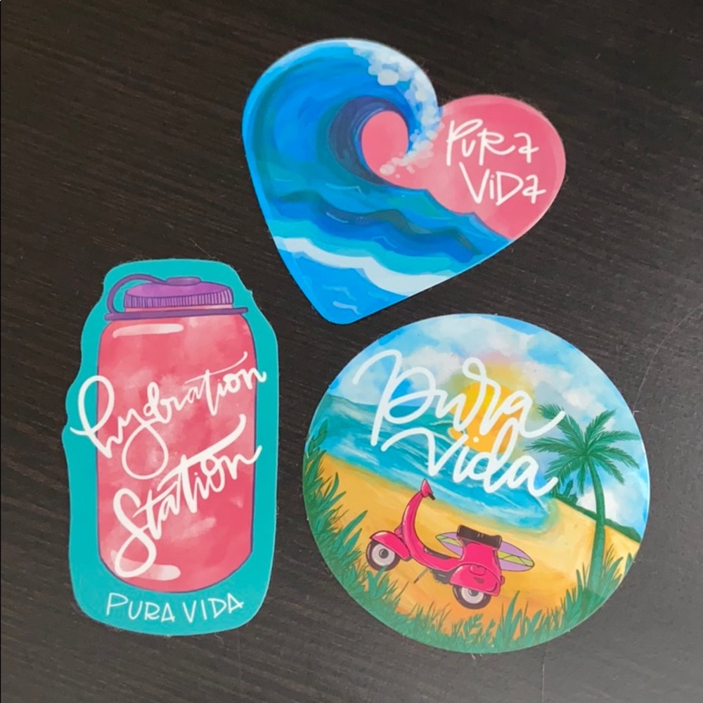 Pura vida sticker bundle!